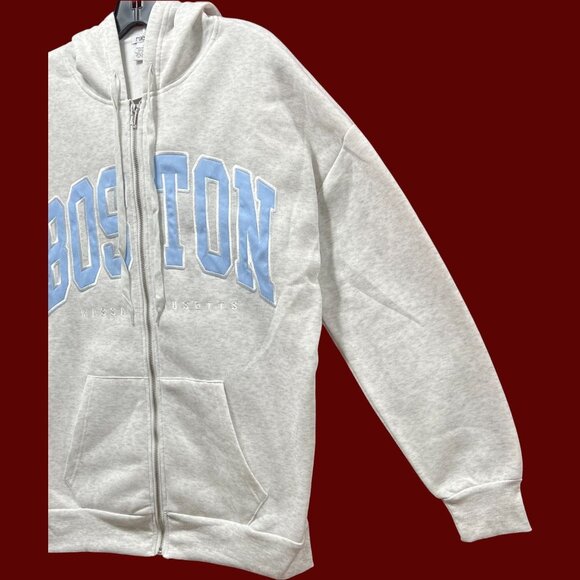 Rue 21 - Men's Long Sleeve Hooded Sweatshirt - Gray - Small - Picture 14 of 14